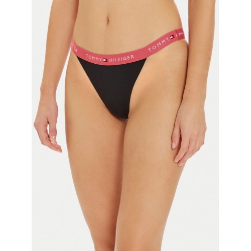 Tommy Hilfiger γυναiκείο 3pack thong βαμβακερά,κανονική γραμμή 95%cotton 5%elastane UW0UW05640 0VX